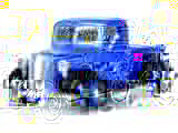 #73233AC-BLBK 1/24 Blue & Black 1937 Ford Pickup